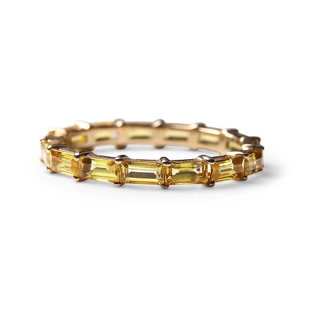 Citrine discount baguette ring