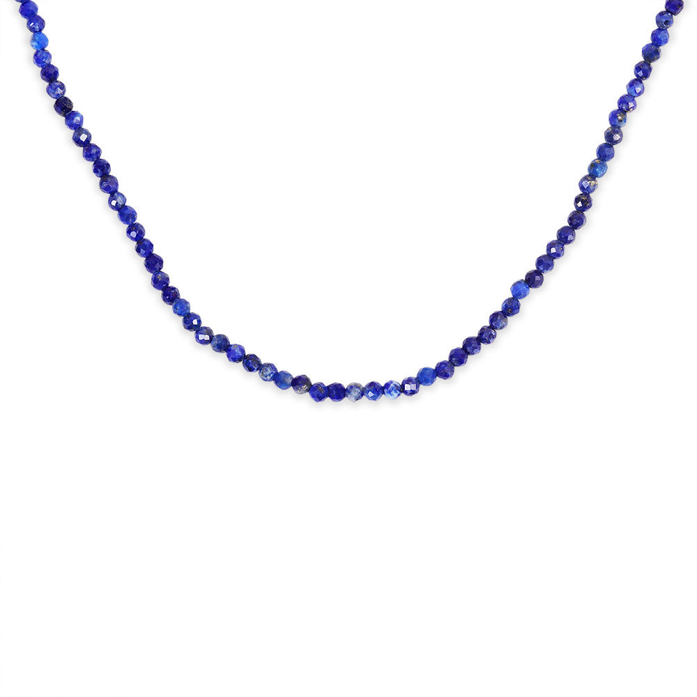 SALT. Fine Jewelry 14K BEADED LAPIS LAZULI NECKLACE