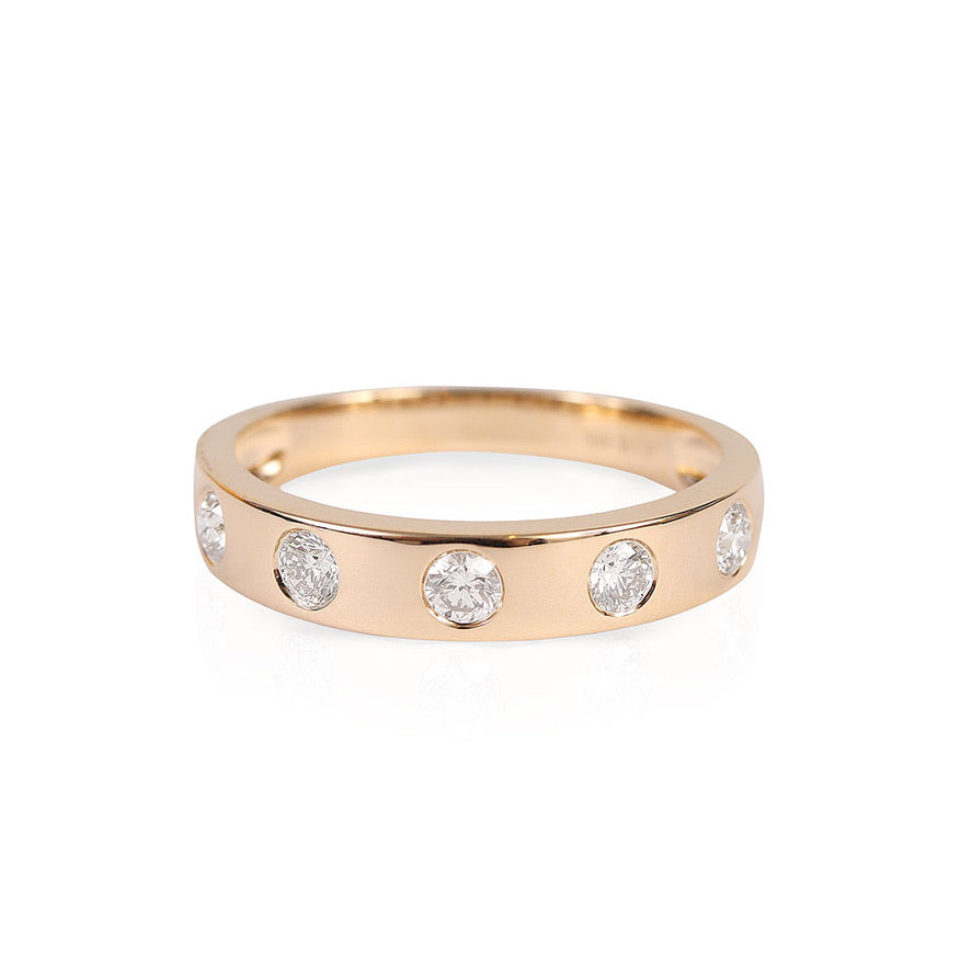 Inset diamond band Clearance
