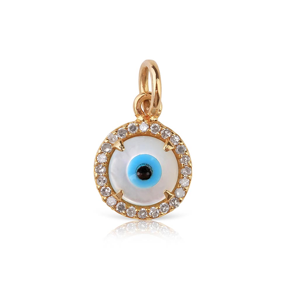 Mini evil shop eye charm