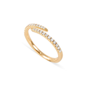 DIAMOND SIMPLE WRAP RING