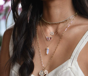 WATERMELON TOURMALINE AND DIAMOND BUTTERFLY NECKLACE
WATERMELON TOURMALINE AND DIAMOND BUTTERFLY NECKLACE
Watermelon Tourmaline Necklace
Tourmaline and Diamond Butterfly Necklace
Butterfly Necklace with Tourmaline and Diamonds
Watermelon Tourmaline Butterfly Necklace
Diamond Butterfly Necklace
Tourmaline necklace
Butterfly necklace
Diamond necklace
Fine jewelry
Watermelon tourmaline
Butterfly pendant
Luxury necklace
Dainty necklace
Elegant jewelry
Statement necklace