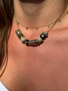 14K GOLD ETERNITY DIAMOND RONDELLE