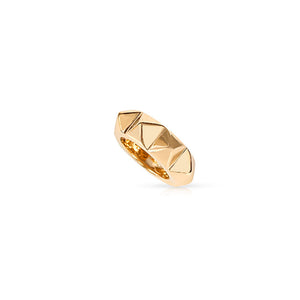 14K GOLD PYRAMID RONDELLE