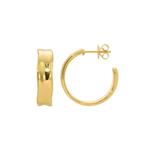 14K GOLD WATER HOOPS