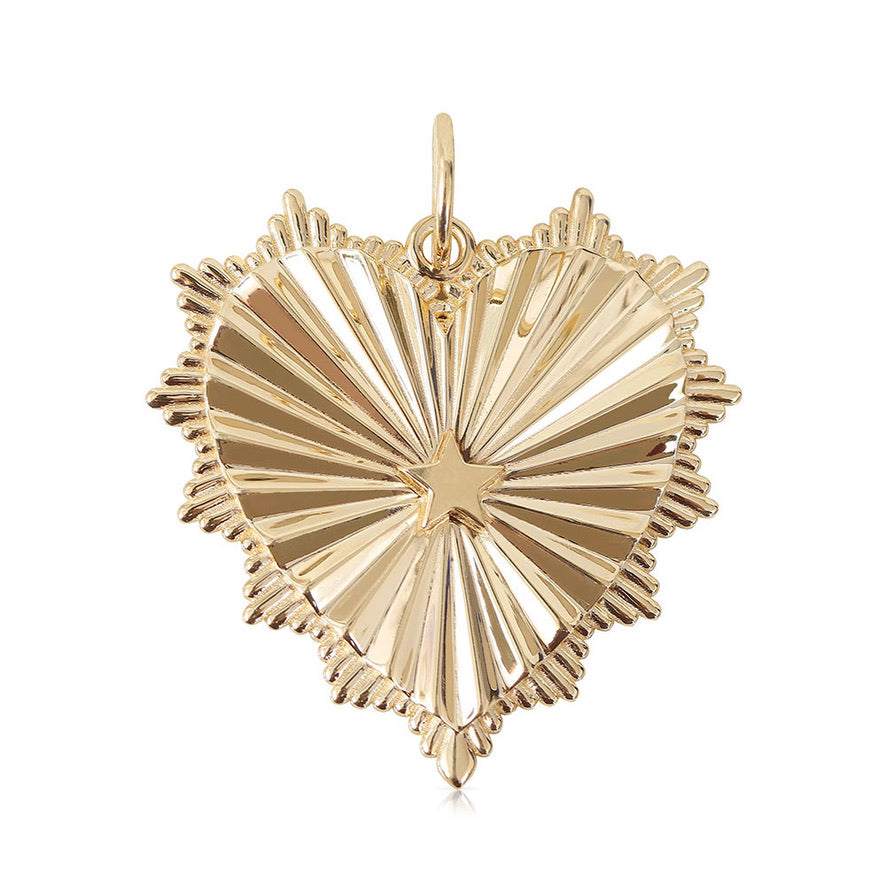 14K Gold Fluted Heart Charm 20mm
Fluted Heart Pendant in 14K Gold
14K Gold Heart Charm 20mm
14K Gold Fluted Heart Charm Original
Fluted Heart Charm in 14K Gold without Initials
Heart charm
Fluted charm
Gold charm
20mm pendant
Fine jewelry
Designer pendant
Luxury jewelry
Statement charm
Gold pendant