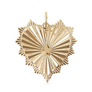 14K Gold Fluted Heart Charm 20mm
Fluted Heart Pendant in 14K Gold
14K Gold Heart Charm 20mm
14K Gold Fluted Heart Charm Original
Fluted Heart Charm in 14K Gold without Initials
Heart charm
Fluted charm
Gold charm
20mm pendant
Fine jewelry
Designer pendant
Luxury jewelry
Statement charm
Gold pendant