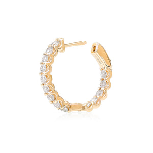 ANNA LARGE CLASSIC DIAMOND HOOPS