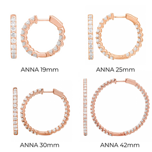 ANNA LARGE CLASSIC DIAMOND HOOPS