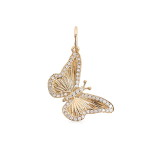 Diamond Fluted Offset Butterfly Charm
Fluted Butterfly Charm with Diamond
Diamond Butterfly Pendant with Fluted Design
Offset Butterfly Charm with Diamond
Fluted Diamond Butterfly Charm
Butterfly charm
Diamond charm
Fluted pendant
Fine jewelry
Designer necklace
Luxury jewelry
Statement charm
Custom charm
Butterfly pendant