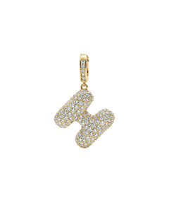 DIAMOND BUBBLE LETTER H