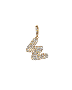DIAMOND BUBBLE LETTER W