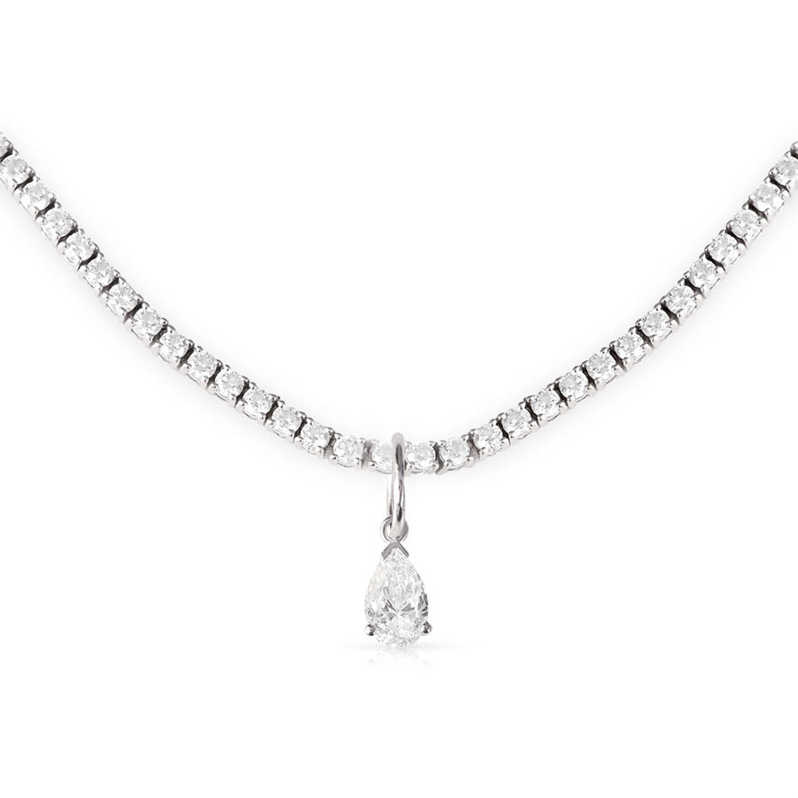  DIAMOND PEAR SHAPED PENDANT O.5CT