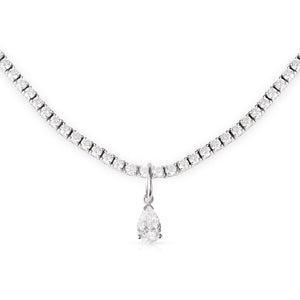  DIAMOND PEAR SHAPED PENDANT O.5CT