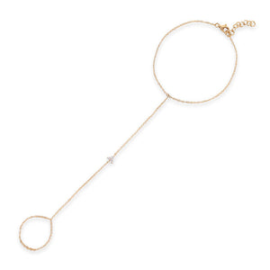 DIAMOND TRIO HAND BRACELET