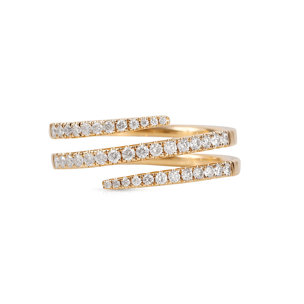 Triple coil ring
Diamond coil band
3-coil ring
Fine jewelry
Designer diamond ring
Luxury jewelry
Women’s coil ring
Statement diamond ring
Unique diamond band
Rings
