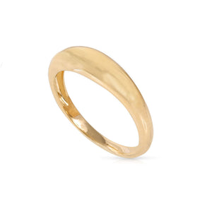 14K GOLD DOME RING