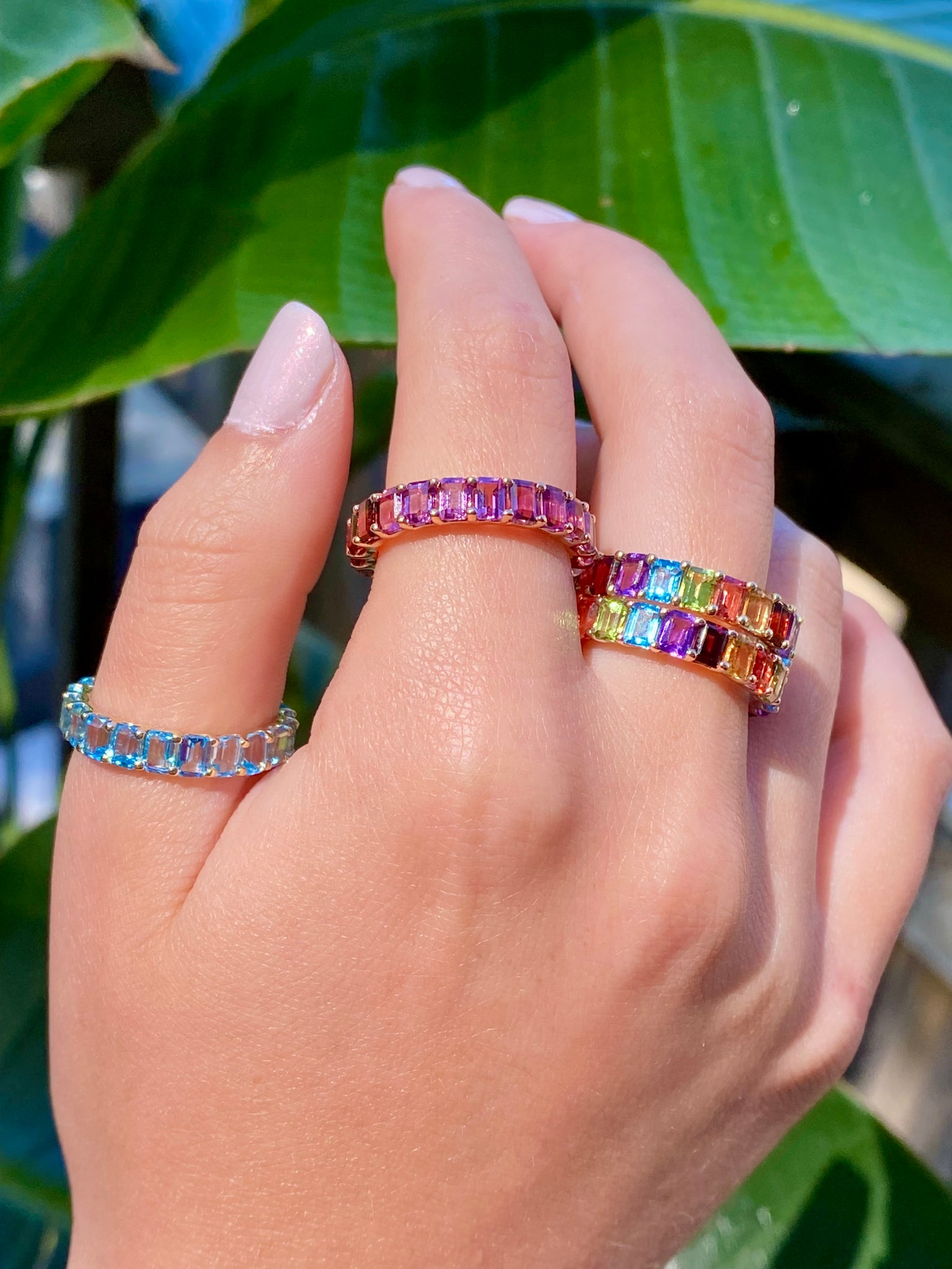 Rainbow Emerald Cut 3/4 Band
Emerald Cut Rainbow Band
Rainbow Emerald Cut Band
3/4 Rainbow Emerald Cut Ring
Designer Rainbow Emerald Cut Band
Emerald cut band
Rainbow band
3/4 band
Fine jewelry
Designer ring
Luxury jewelry
Women’s rings
Fashion ring
Colored gemstone jewelry
Statement ring