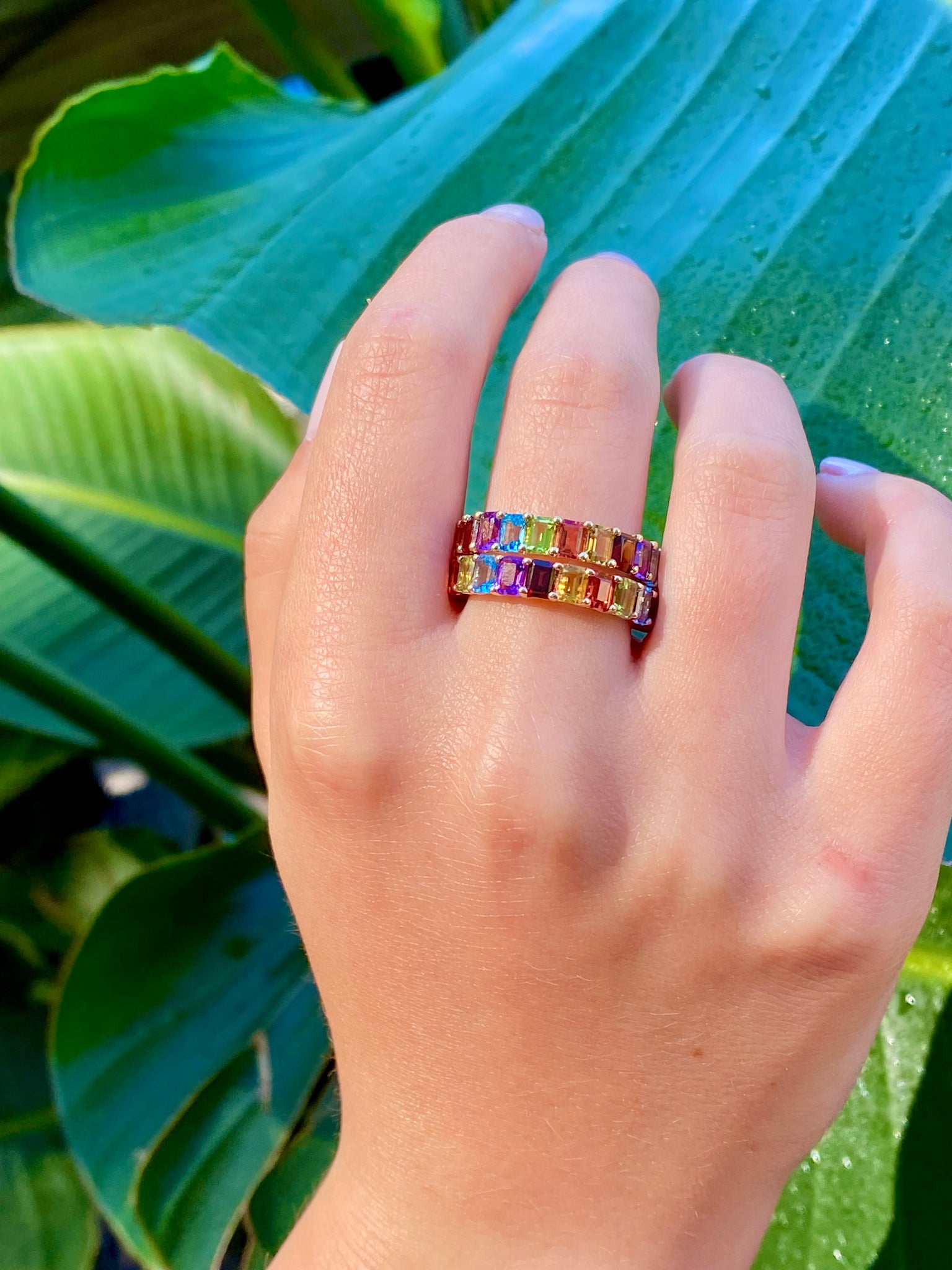 Rainbow Emerald Cut 3/4 Band
Emerald Cut Rainbow Band
Rainbow Emerald Cut Band
3/4 Rainbow Emerald Cut Ring
Designer Rainbow Emerald Cut Band
Emerald cut band
Rainbow band
3/4 band
Fine jewelry
Designer ring
Luxury jewelry
Women’s rings
Fashion ring
Colored gemstone jewelry
Statement ring