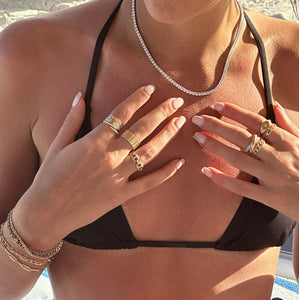 SALT. Fine Jewelry DOUBLE CRISSCROSS DIAMOND RING