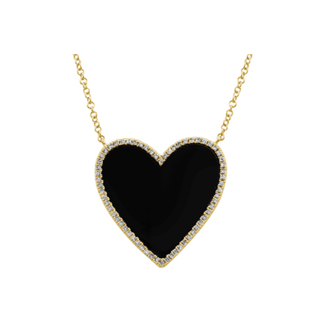 ONYX AND DIAMOND HEART NECKLACE
Diamond Heart Necklace with Onyx
Heart Shaped Onyx and Diamond Necklace
Onyx Heart Necklace
Diamond Heart Necklace with Onyx Inlay
Luxury Onyx and Diamond Necklace
14K Gold Onyx and Diamond Heart Necklace
Heart Necklace with Onyx and Diamonds
Fine Jewelry Onyx Heart Necklace
Elegant Onyx and Diamond Heart Pendant
Onyx necklace
Diamond necklace
Heart necklace
Fine jewelry
Luxury necklace
Gold necklace
Pendant necklace
Heart pendant
Designer jewelry
Statement necklace