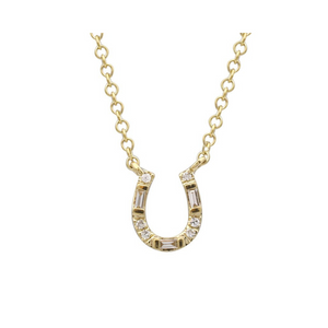 Baguette Diamond Horseshoe Necklace
Horseshoe Necklace with Baguette Diamonds
Baguette Diamond Horseshoe Pendant Necklace
Diamond Horseshoe Necklace with Baguette Diamonds
Horseshoe Necklace with Baguette Diamond Detail
Horseshoe necklace
Baguette diamond necklace
Diamond necklace
Fine jewelry
Luxury necklace
Gold necklace
Pendant necklace
Good luck necklace
Designer jewelry
Elegant necklace
Luxury Baguette Diamond Horseshoe Necklace
14K Gold Baguette Diamond Horseshoe Necklace
Fine Jewelry Baguette Diamond