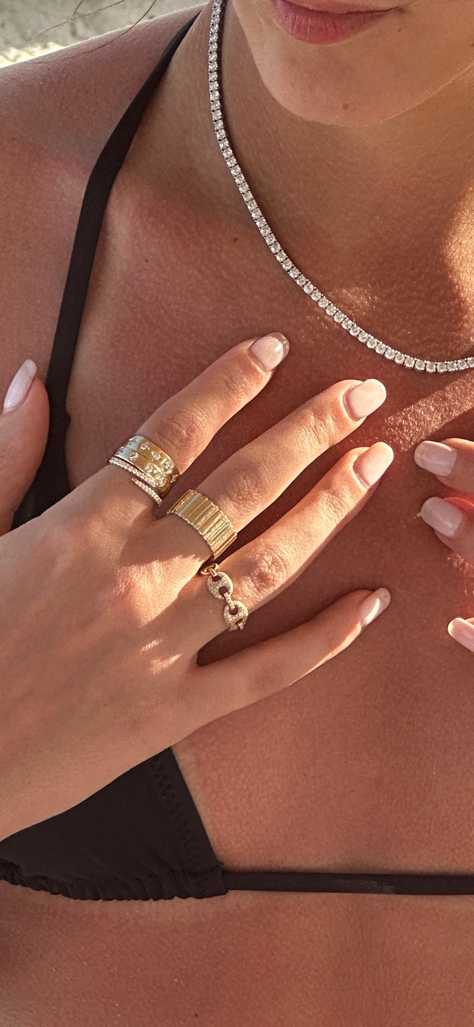 DIAMOND MARINER LINK RING