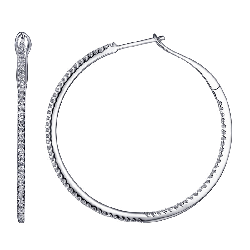 KATE CLASSIC DIAMOND HOOPS