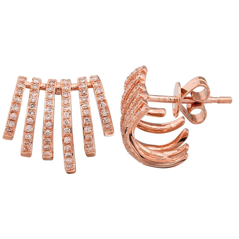 KATRINA DIAMOND CAGE EARRINGS