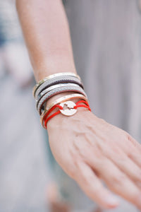 SOLID GOLD MUSKOKA LAKES BRACELET WITH CUSTOM DIAMOND PLACEMENT