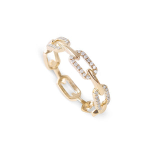 CARRIE 14K GOLD DIAMOND RING