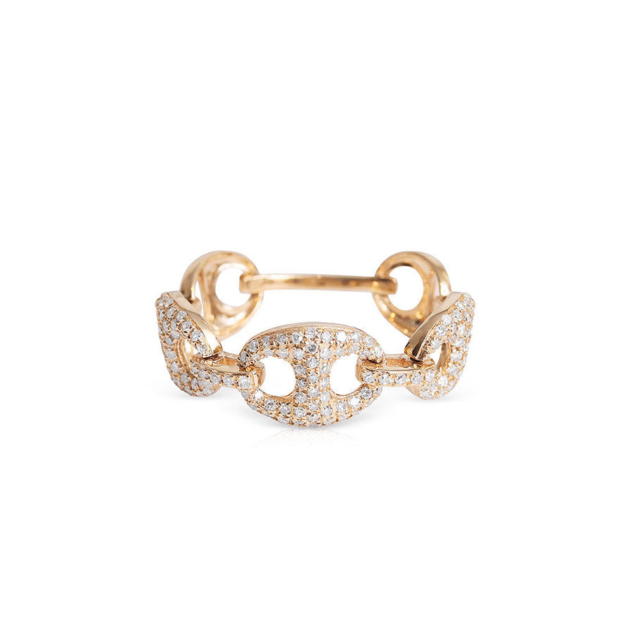 DIAMOND EQUESTRIAN LINK RING
