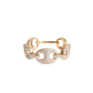 DIAMOND EQUESTRIAN LINK RING