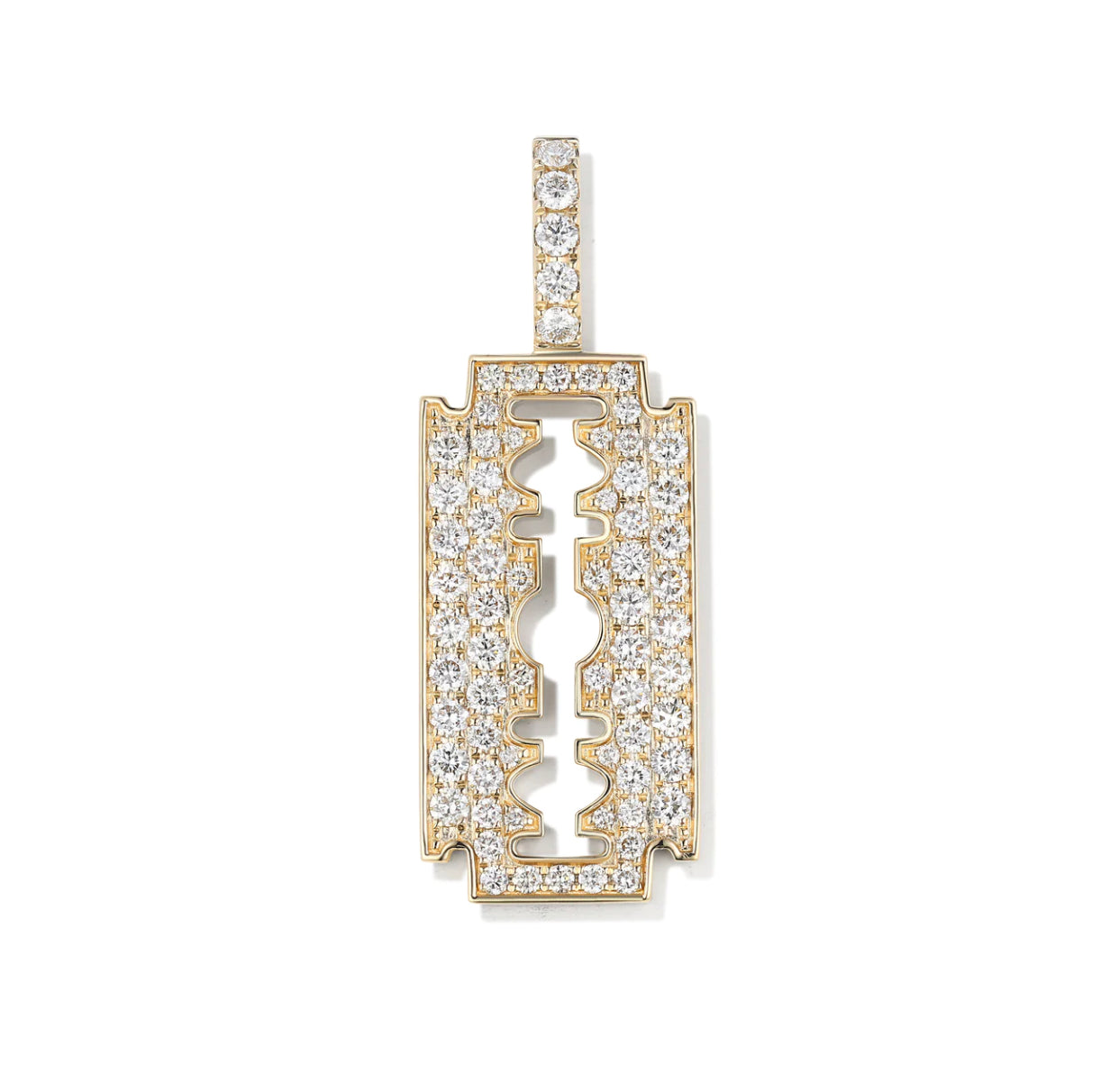 SALT. Fine Jewelry  DIAMOND GOTHIC LETTER CHARMS