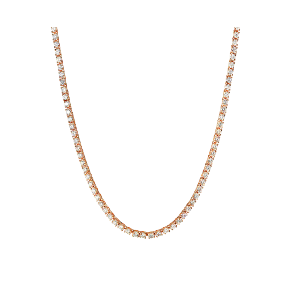 14K GOLD DIAMOND TENNIS NECKLACE