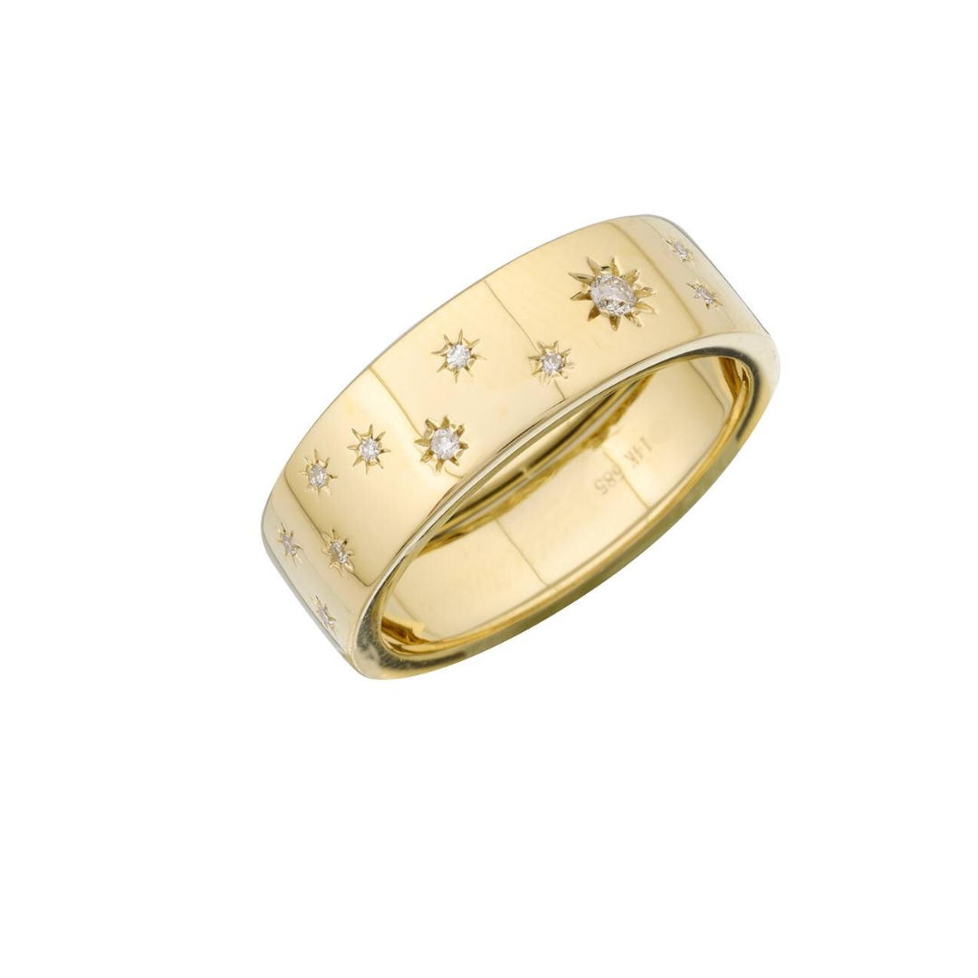DIAMOND CELESTIAL WIDE RING