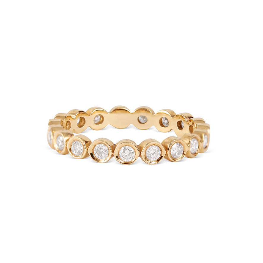 BEZEL SET DIAMOND ETERNITY BAND