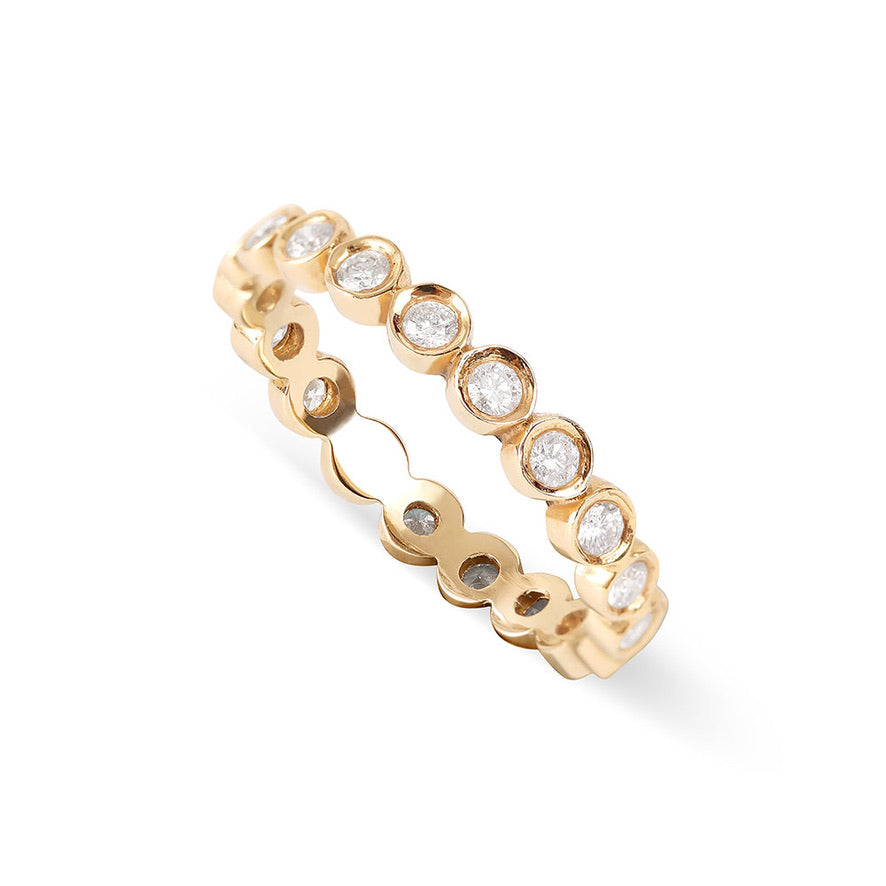 BEZEL SET DIAMOND ETERNITY BAND