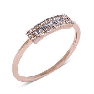 Gold and Baguette Diamond Ring with Pave Diamond Border  
Abby Baguette Diamond Ring
Baguette Diamond Ring
Abby Diamond Ring
Baguette Cut Diamond Ring
Designer Abby Baguette Diamond Ring