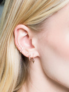 CHRISTY EAR CUFF WITH DIAMONDS