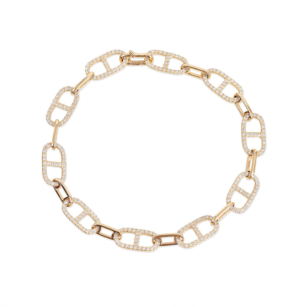 DIAMOND MARINER LINK BRACELET