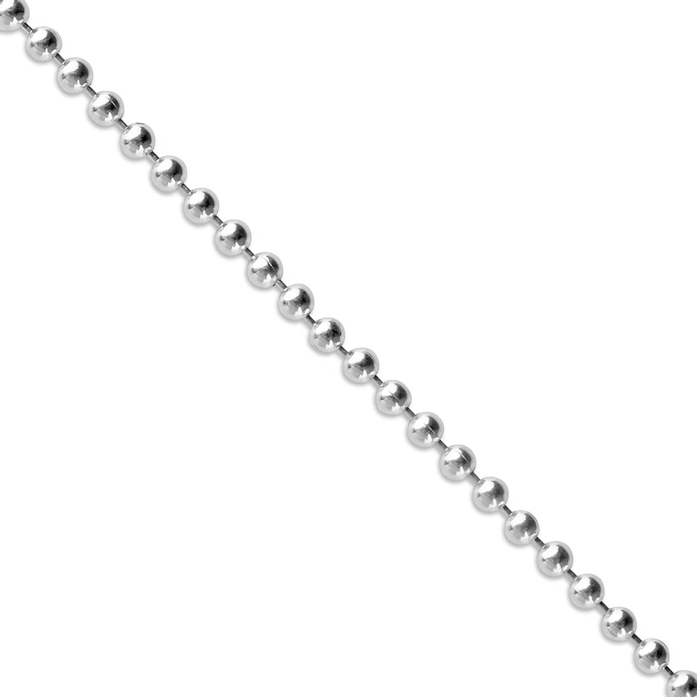 STERLING SILVER BALL CHAIN