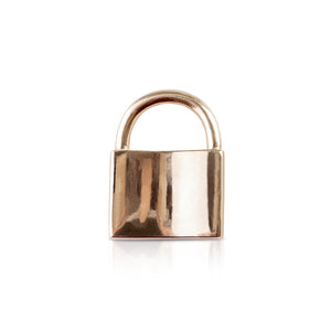 14K GOLD CARABINER LOCK HEX CLASP