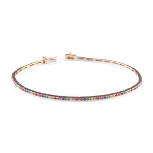 SAPPHIRE RAINBOW TENNIS BRACELET