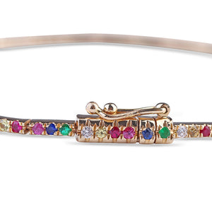 MULTICOLOR SAPPHIRE BRACELET