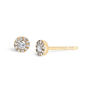 BRILLIANT CUT DIAMOND EARRINGS