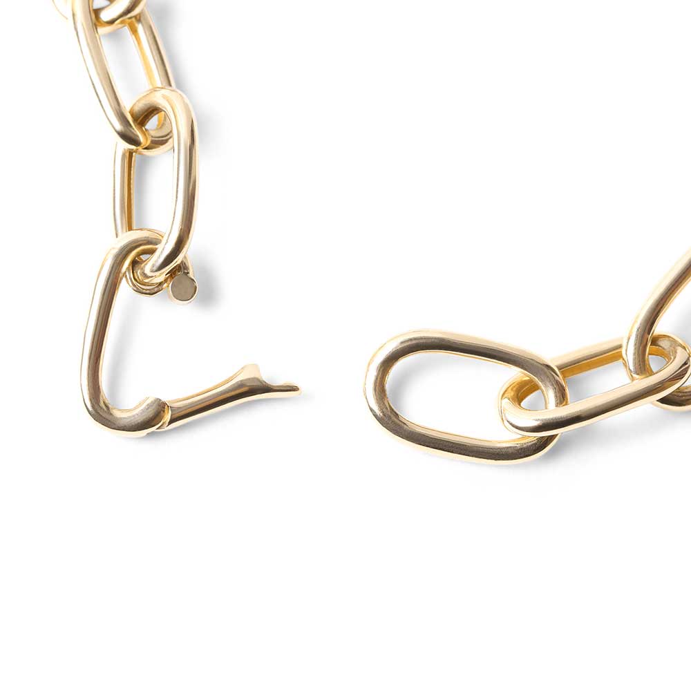 GOLD DIAMOND LINK BRACELET