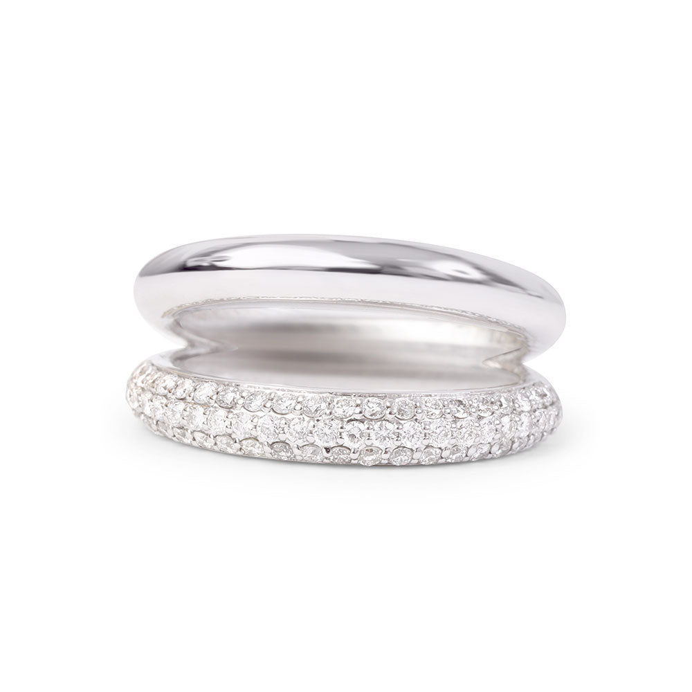 COURTNEY DIAMOND DOUBLE BAND RING