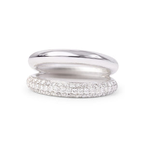 COURTNEY DIAMOND DOUBLE BAND RING