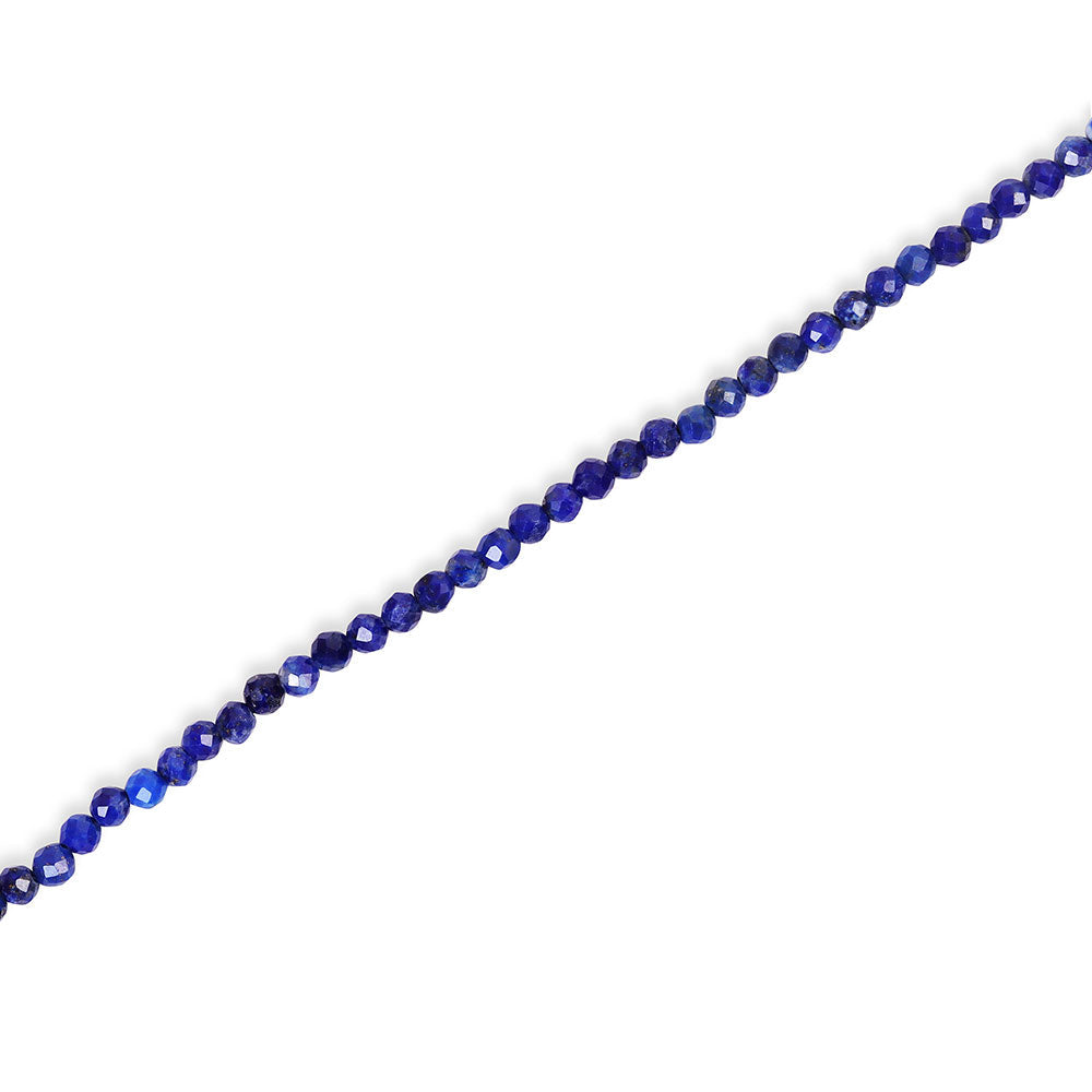 14K GOLD LAPIS LAZULI BEADED CHOKER